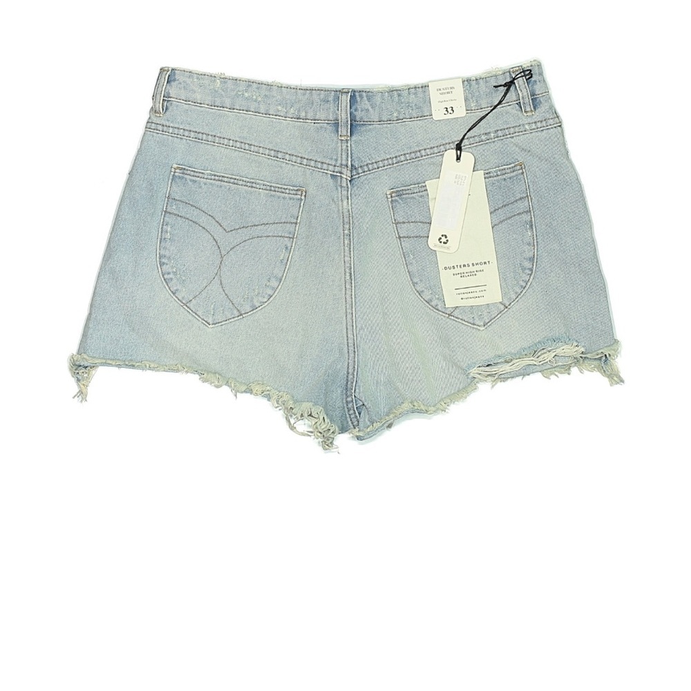 Rolla's Dusters Short in the Layla Bleach wash Cheeky Denim High Rise Slim 33 - Picture 3 of 6